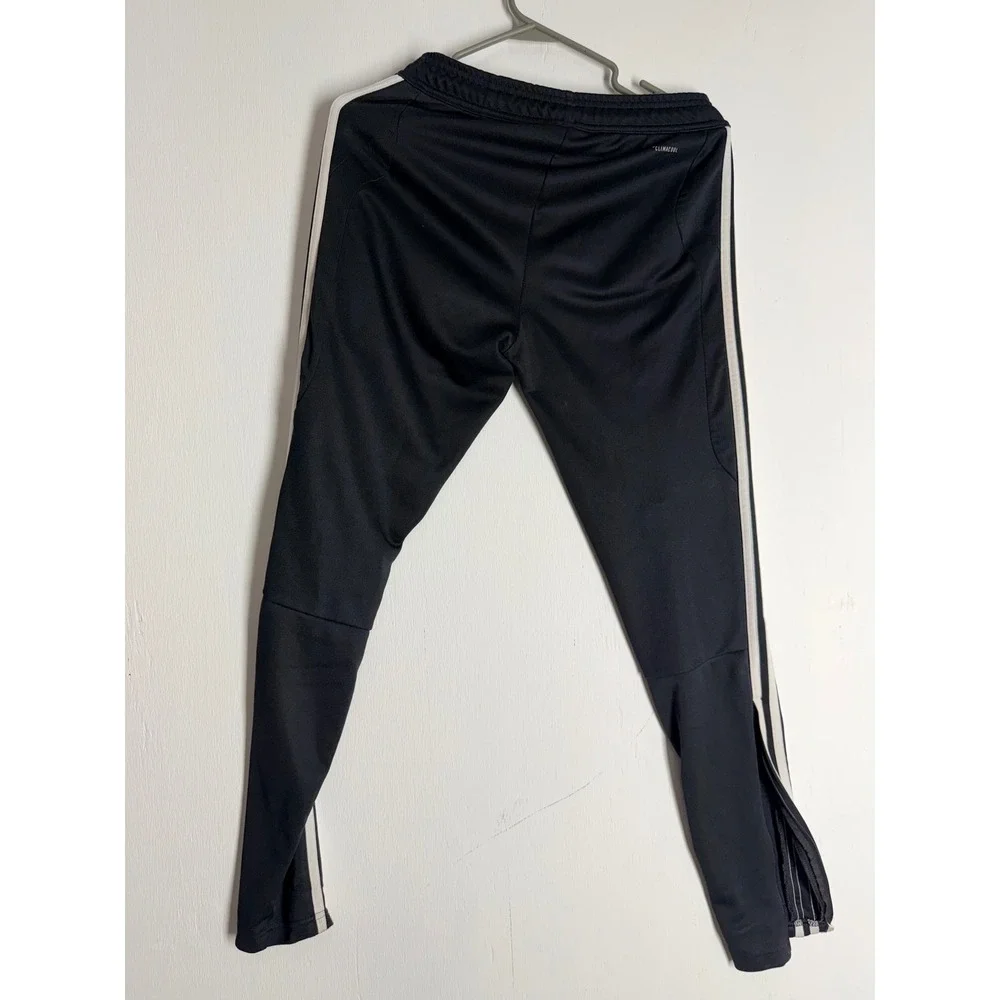 Adidas Tiro 17 Training Pants Black White Stripe Soccer Joggers XS